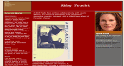 Desktop Screenshot of abbyfrucht.net